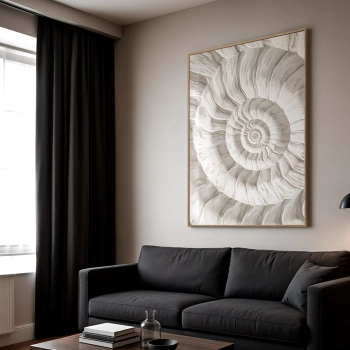 Quadro Decorativo Arte Moderna Concha