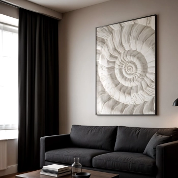 Quadro Decorativo Arte Moderna Concha