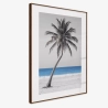 Quadro Decorativo Mar Azul Palmeira