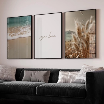 Quadro Decorativo Praia Leve