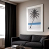 Quadro Decorativo Mar Azul Palmeira