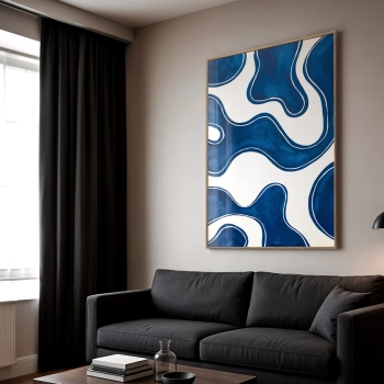 Quadro Decorativo Mar Azul