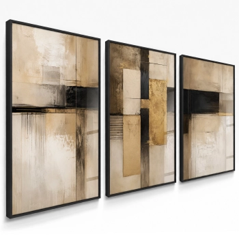 Quadros Decorativos Contemporâneo Gold