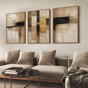 Quadros Decorativos Contemporâneo Gold