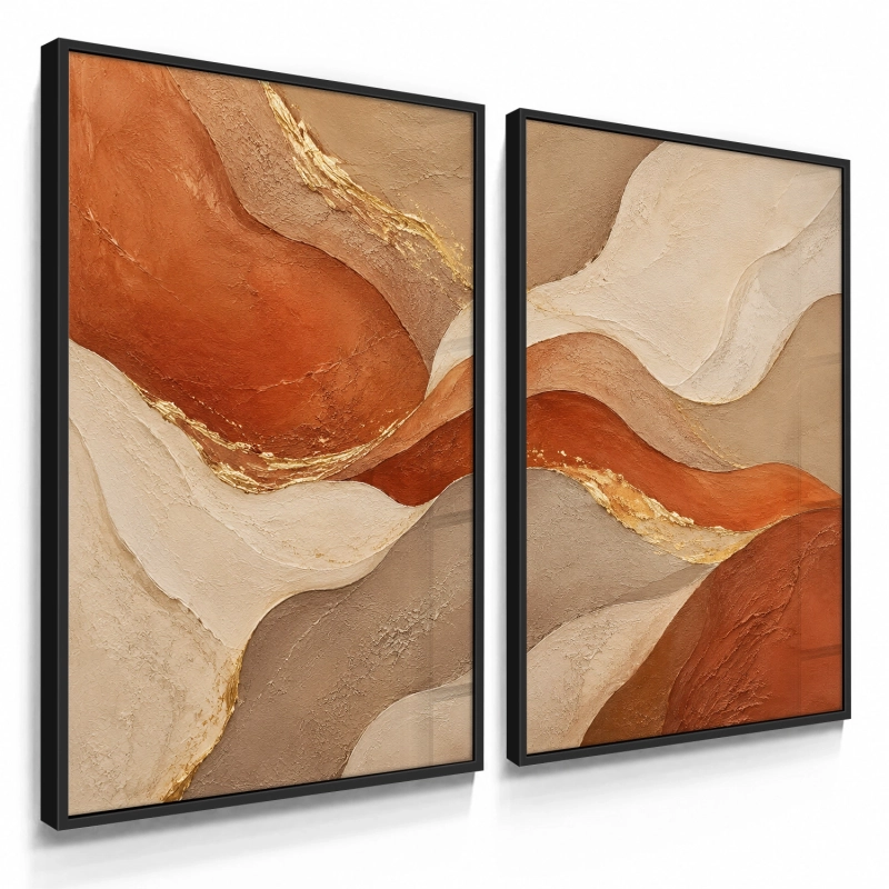 Quadros Decorativos Tons Terrosos