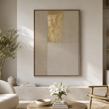 Quadro Único Divisão Dourado