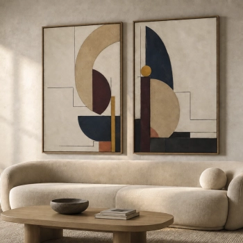 Quadros Decorativos Geométrico Figuras