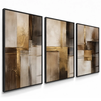 Quadros Decorativos Contemporâneo Marrom