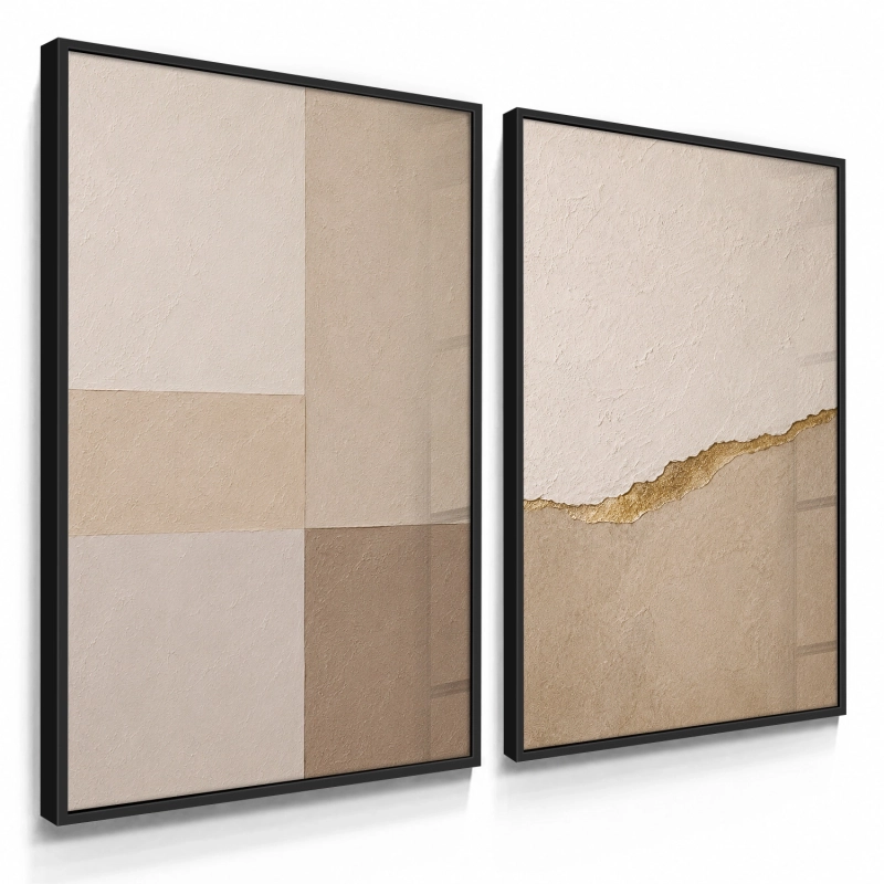 Quadros Decorativos Geometria e Textura
