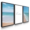 Quadro Decorativo Praia Respire