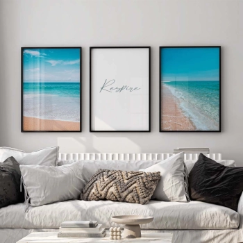 Quadro Decorativo Praia Respire