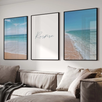 Quadro Decorativo Praia Respire