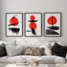 Quadro Decorativo Abstrato Red Dot