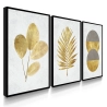 Quadro Decorativo Floral Gold