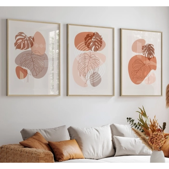 Quadro Decorativo Costela de Adão Bege