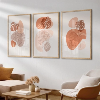 Quadro Decorativo Costela de Adão Bege