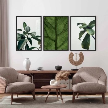 Quadro Decorativo Plantas Verdes