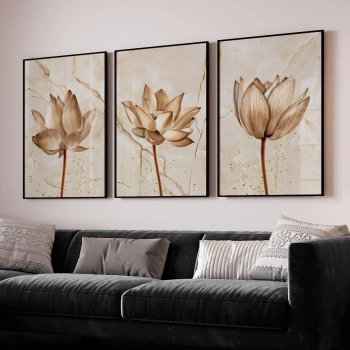 Quadro Decorativo Flor Quartzo