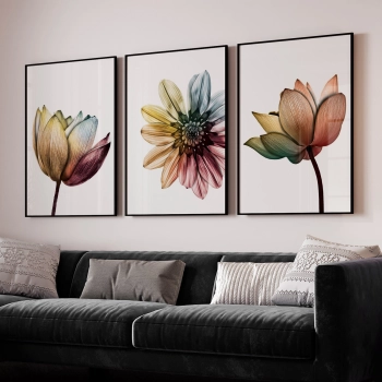Quadro Decorativo Flor Colorida
