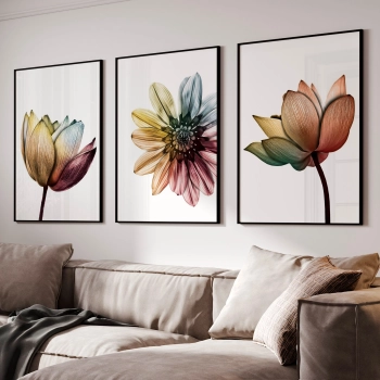 Quadro Decorativo Flor Colorida