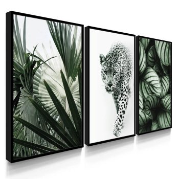 Quadro Decorativo Onça Florestal