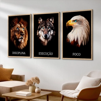 Quadro Decorativo Disciplina Realista