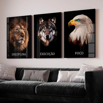 Quadro Decorativo Disciplina Realista