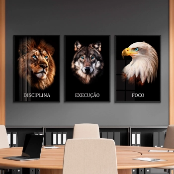 Quadro Decorativo Disciplina Realista