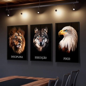 Quadro Decorativo Disciplina Realista