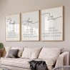 Quadro Decorativo Família Amor Lar