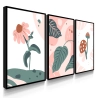 Quadro Decorativo Plantas Cogumelo