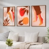 Quadro Decorativo Mulheres Flores