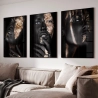 Quadro Decorativo Mulheres Ouro