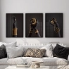 Quadro Decorativo Mãos Douradas