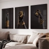 Quadro Decorativo Mãos Douradas