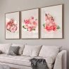 Quadro Decorativo Busto Flores