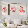 Quadro Decorativo Busto Flores