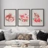 Quadro Decorativo Busto Flores