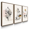 Quadro Decorativo Escultura Abstrata