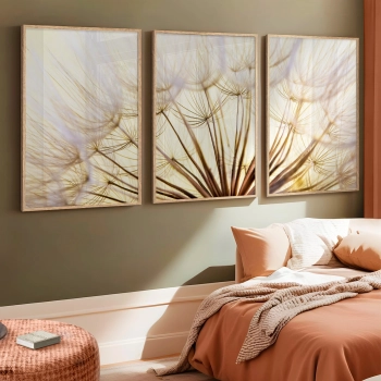 Quadro Decorativo Dente de Leão Claro