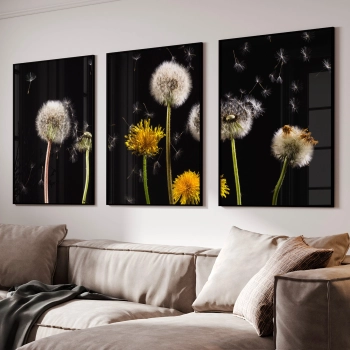 Quadro Decorativo Dente de Leão Realista