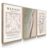 Quadro Decorativo Matisse Bege Mar