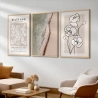 Quadro Decorativo Matisse Bege Mar