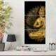 "Quadros Decorativo Buda Dourado Vertical