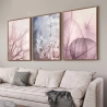Quadro Decorativo Flores Rosé