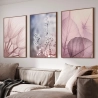 Quadro Decorativo Flores Rosé