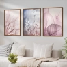 Quadro Decorativo Flores Rosé