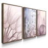 Quadro Decorativo Flores Rosé