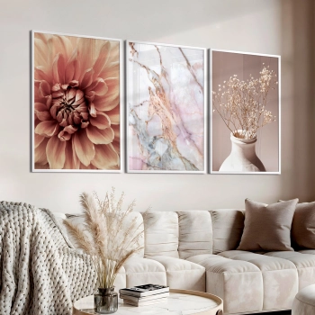 Quadro Decorativo Vaso Rosé