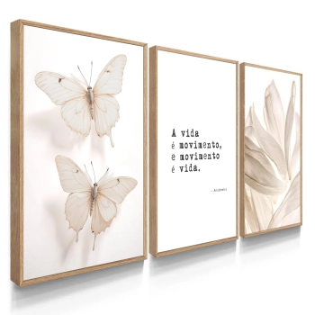 Quadro Decorativo Borboleta Movimento